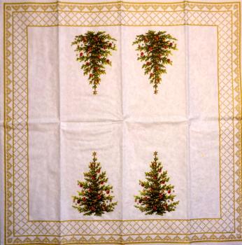 195 Christmas Flowers - 3-ply (red) - Ihr